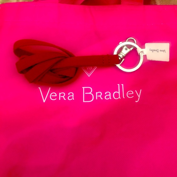 🌺NEW🌺 Vera Bradley Red Lanyard - Picture 1 of 2